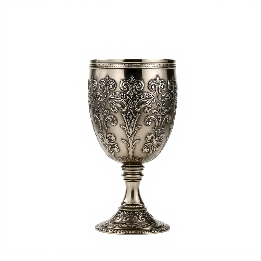 Intricate Medieval Goblet model pack Low-poly 3D model_4