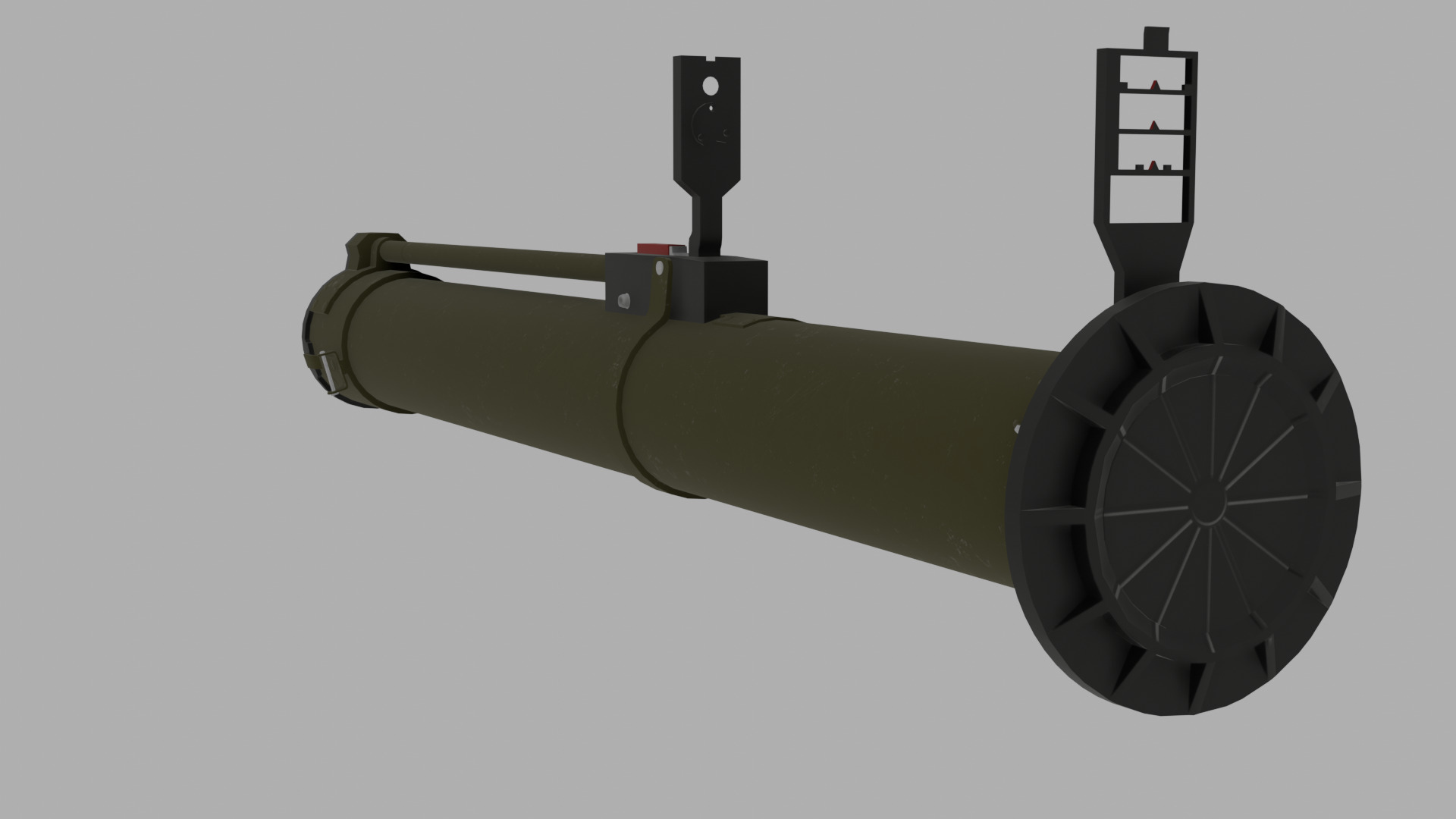 RPG 26 grenade launcher Low-poly 3D model_4