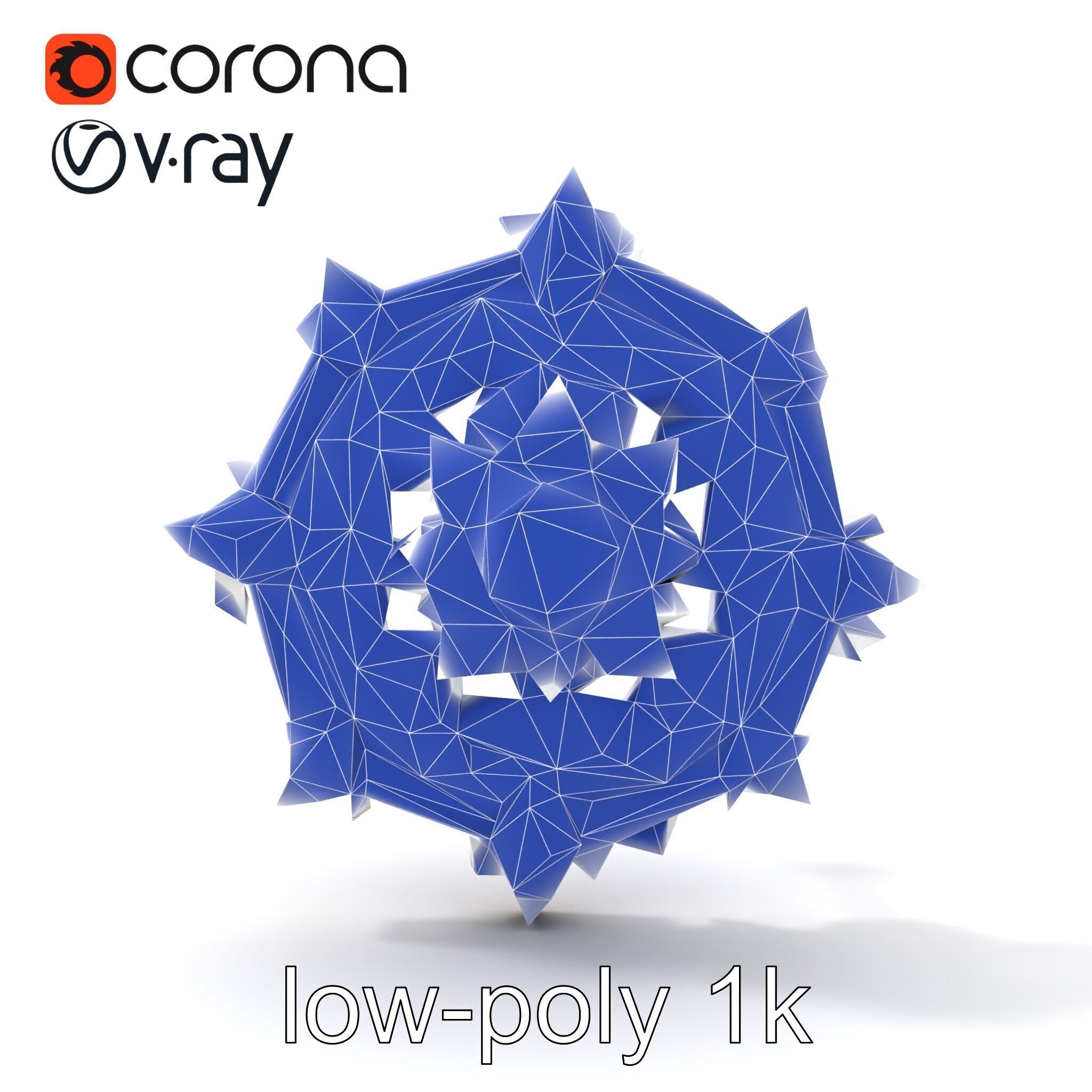 Medieval Brooch with Precious Gems model pack Low-poly 3D model_29