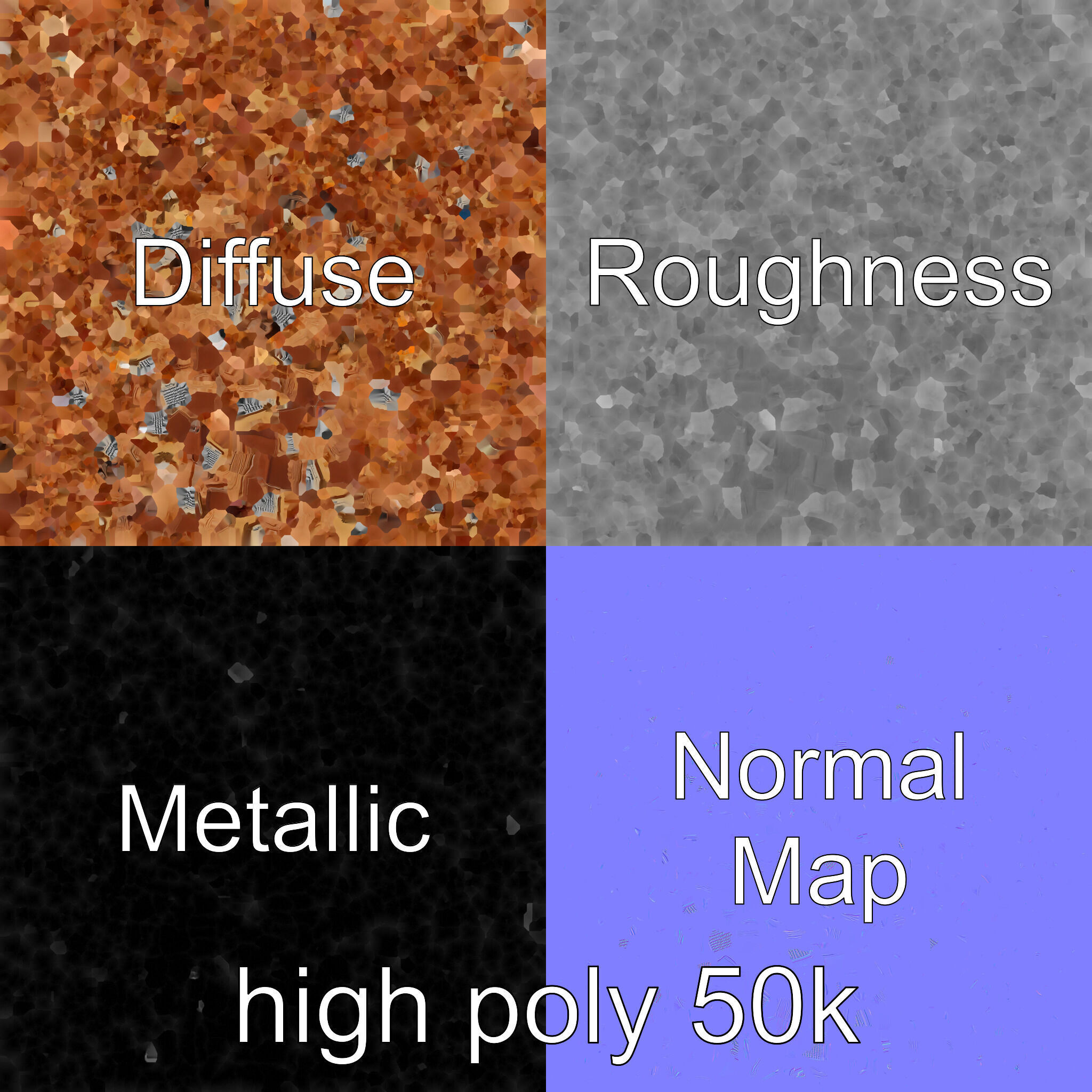 Ancient Manuscript Calligraphy Detailed Model Pack Low-poly 3D model_3