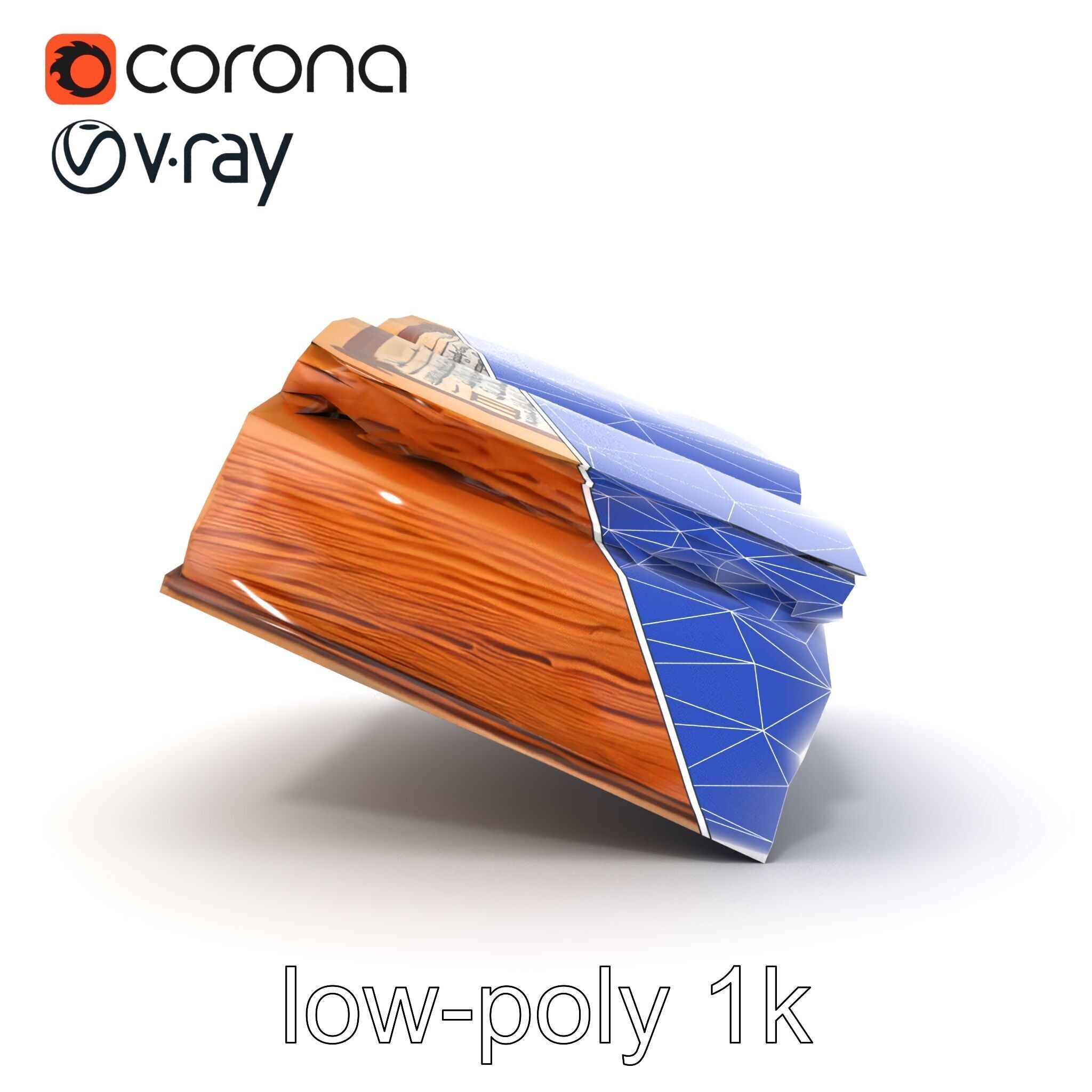 Ancient Manuscript Calligraphy Detailed Model Pack Low-poly 3D model_22