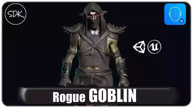Rogue Goblin Low-poly 3D model