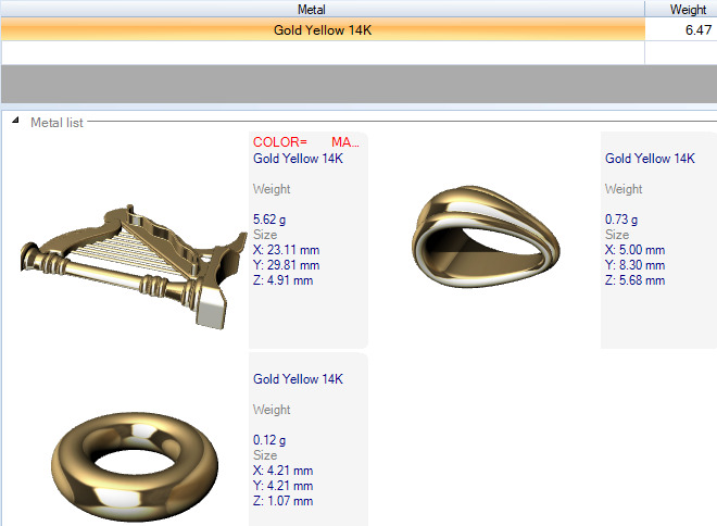 harp pendant 3D print model_19