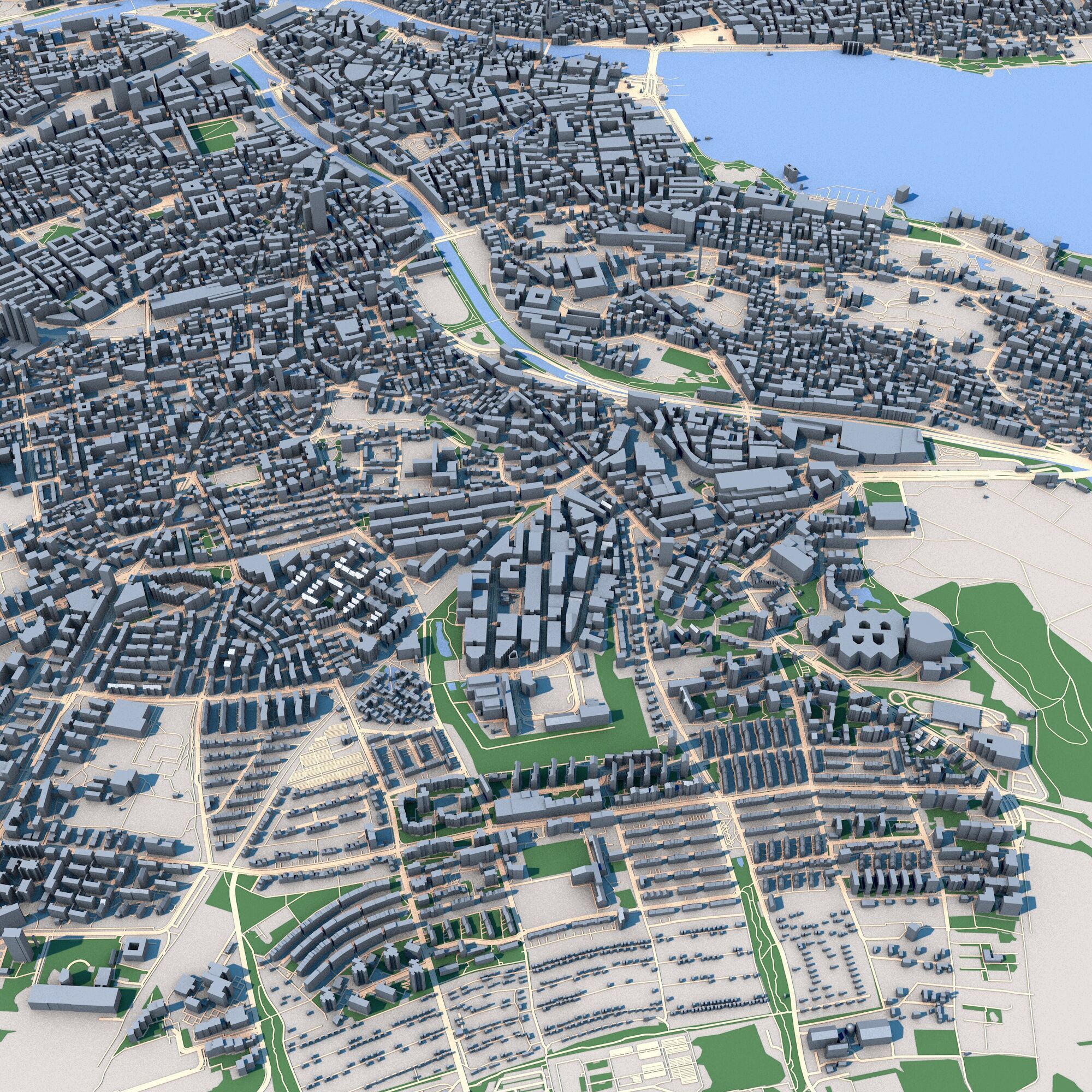 Zurich City Switzerland 3D model_6