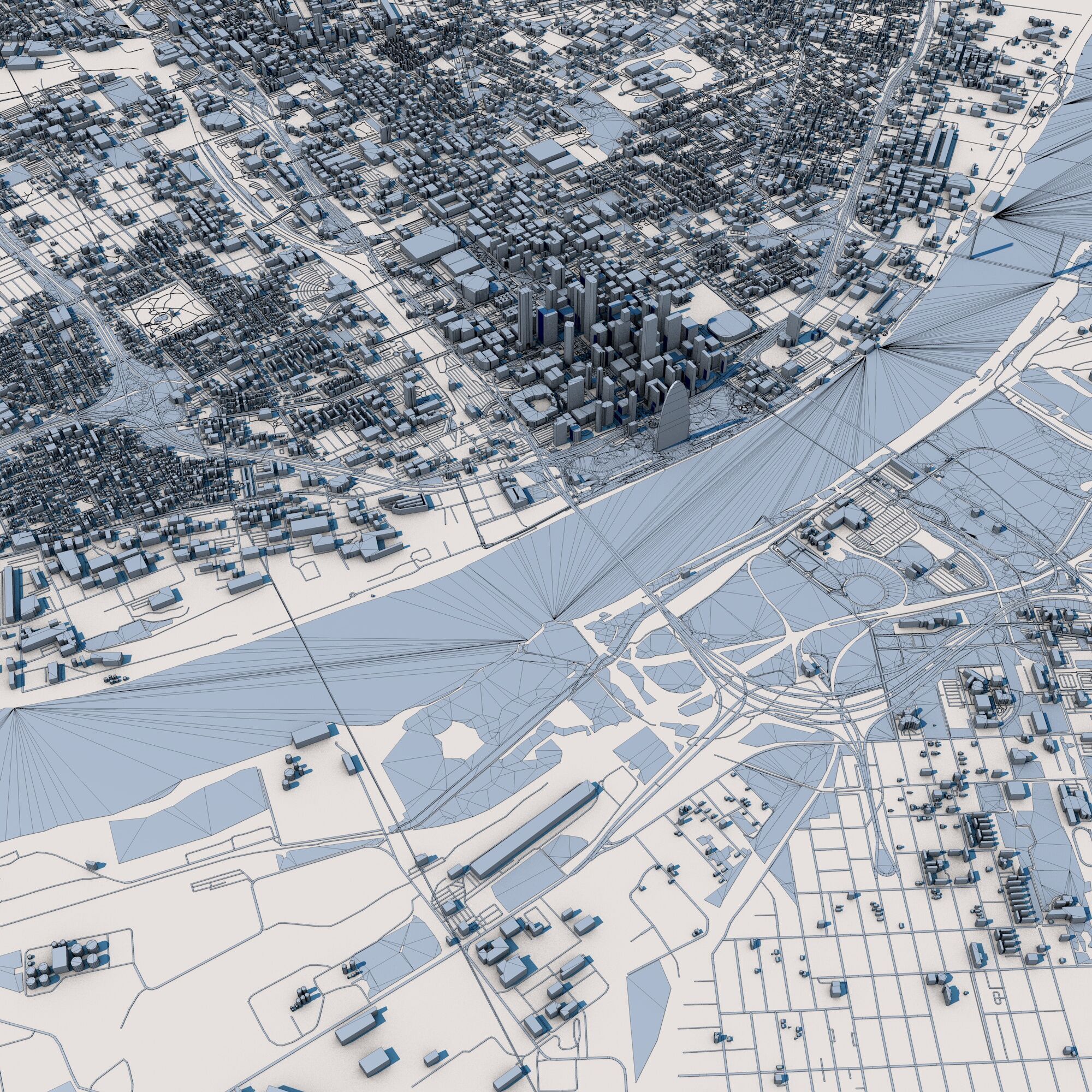 St Louis City Missouri United States 3D model_9