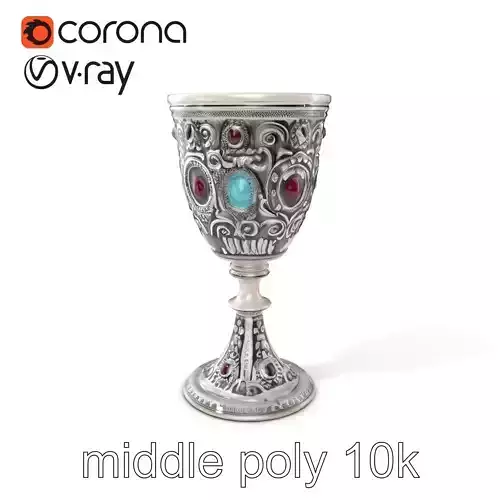 GemEncrusted Filigree Goblet model pack