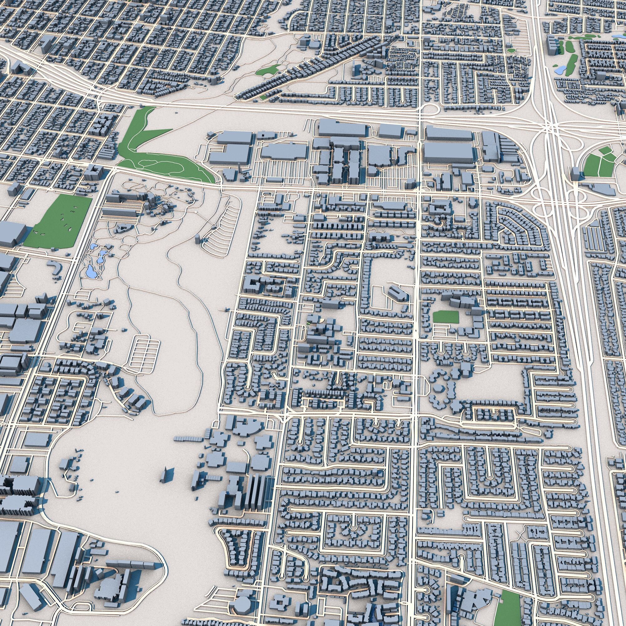 San Jose City California United States 3D model_3