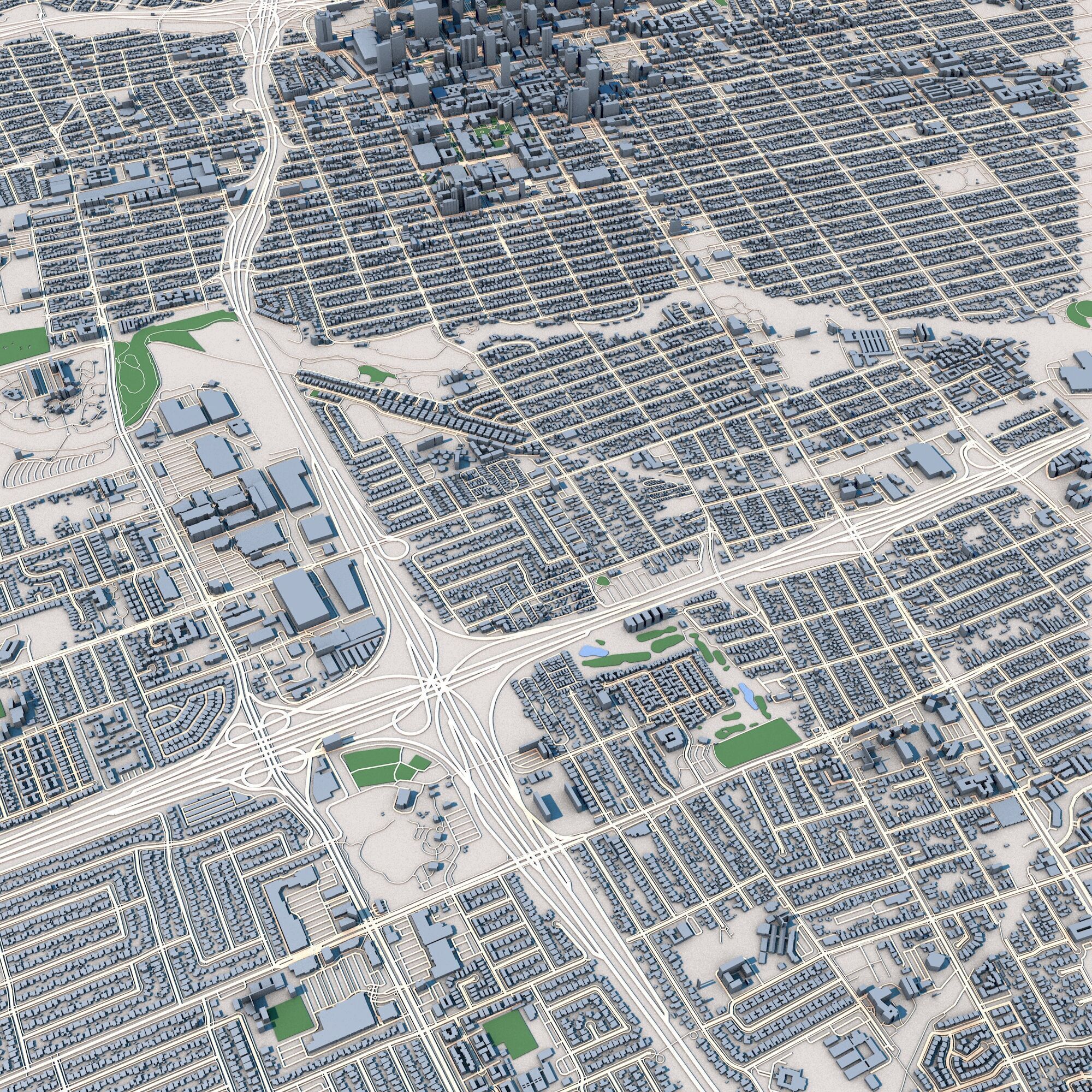 San Jose City California United States 3D model_4