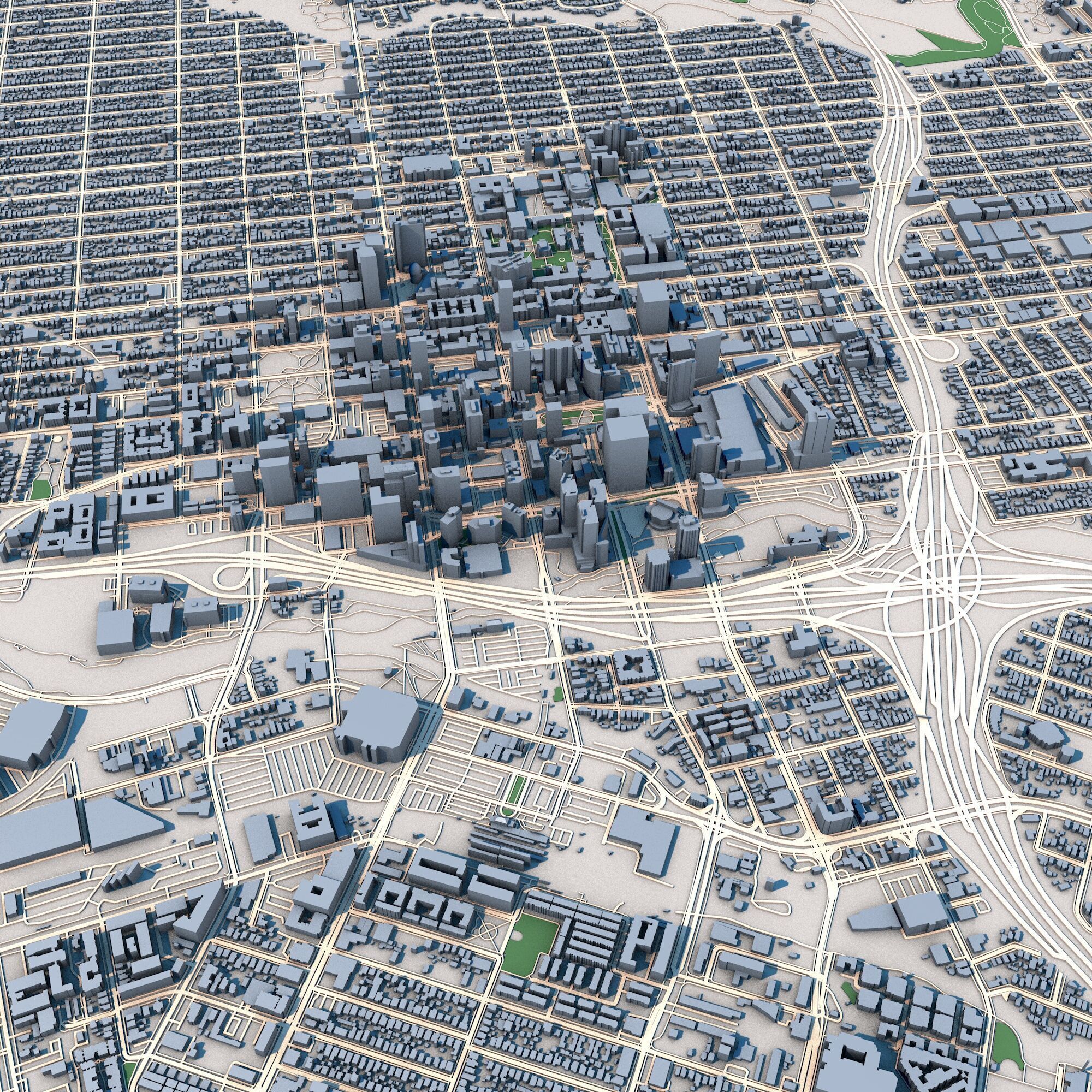 San Jose City California United States 3D model_7