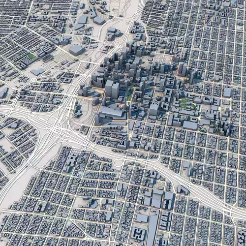 San Jose City California United States 3D model