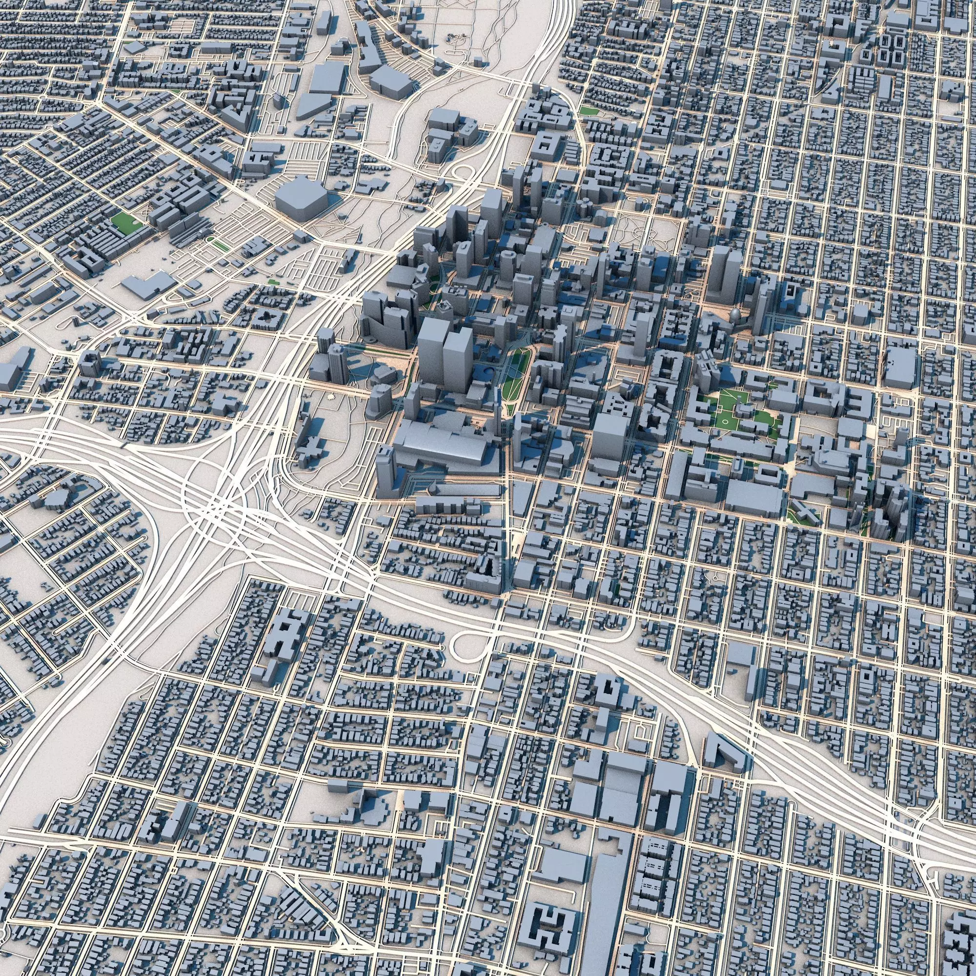 San Jose City California United States 3D model_0