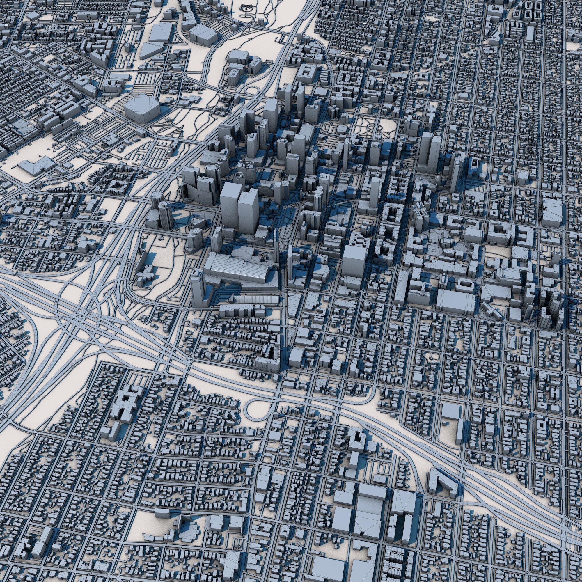 San Jose City California United States 3D model_8