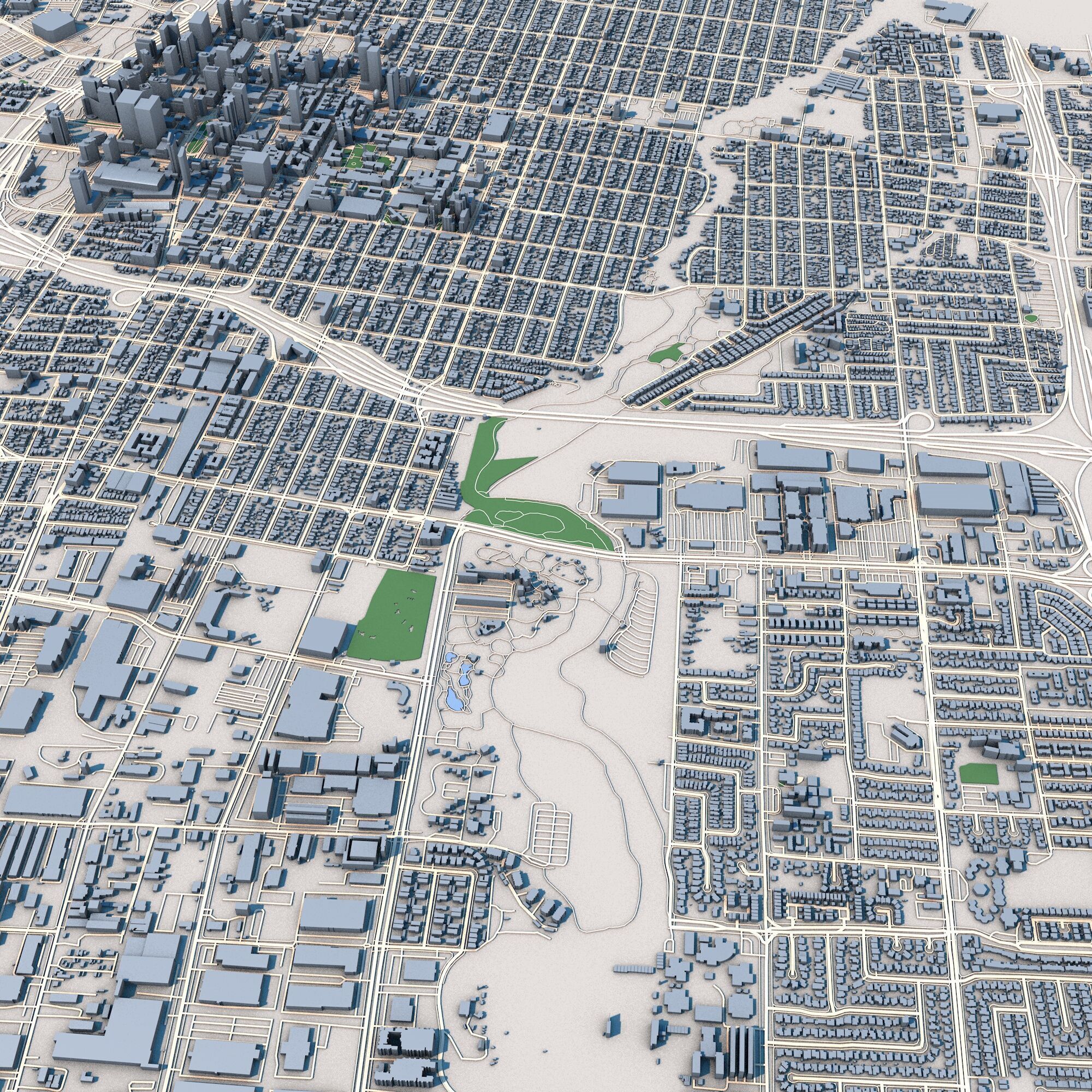 San Jose City California United States 3D model_2