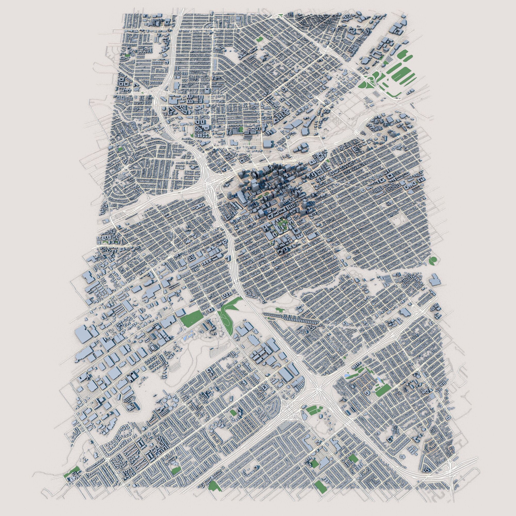 San Jose City California United States 3D model_1