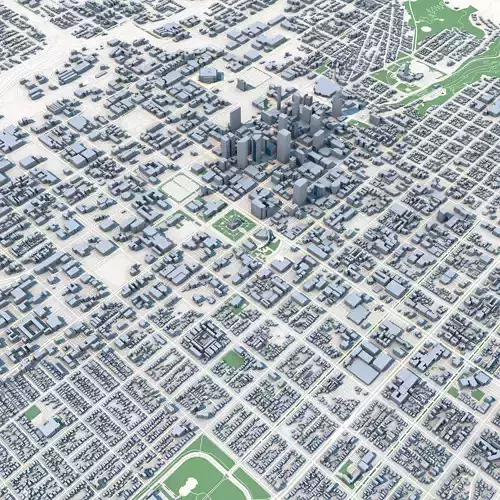 Salt Lake City Utah United States 3D model