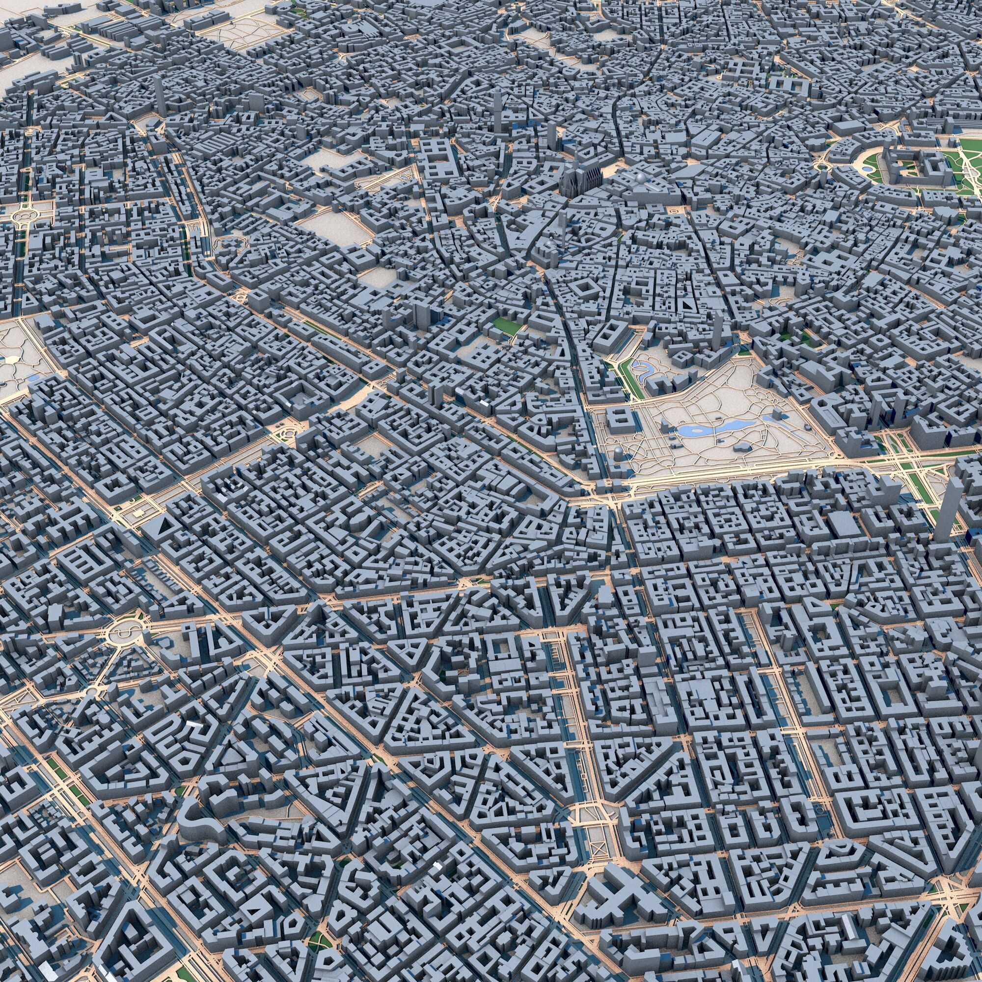 Milan City Italy 3D model_4