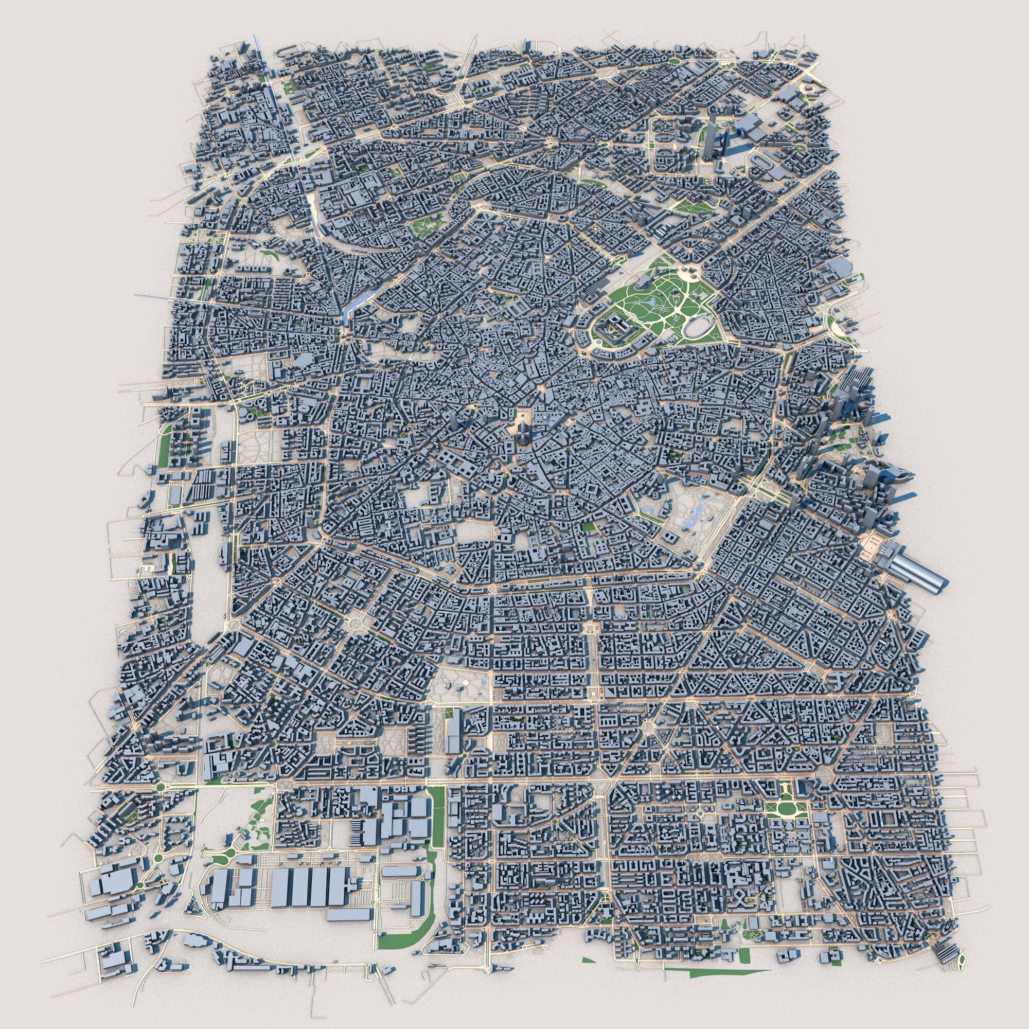 Milan City Italy 3D model_1