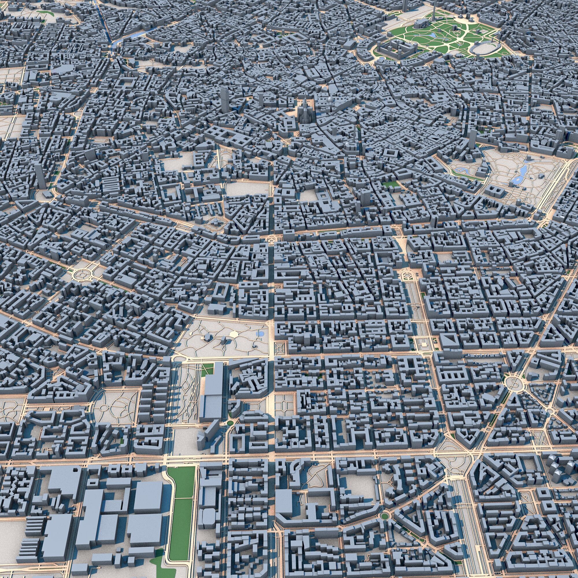 Milan City Italy 3D model_3