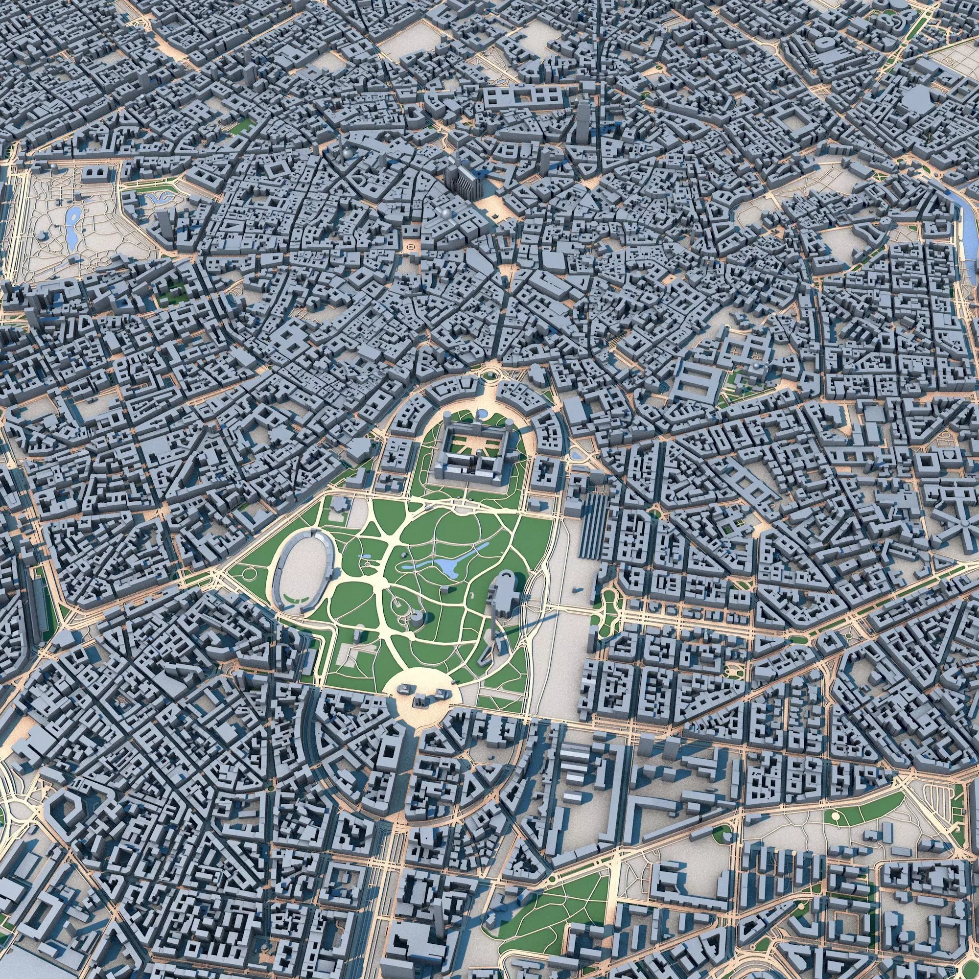 Milan City Italy 3D model_0