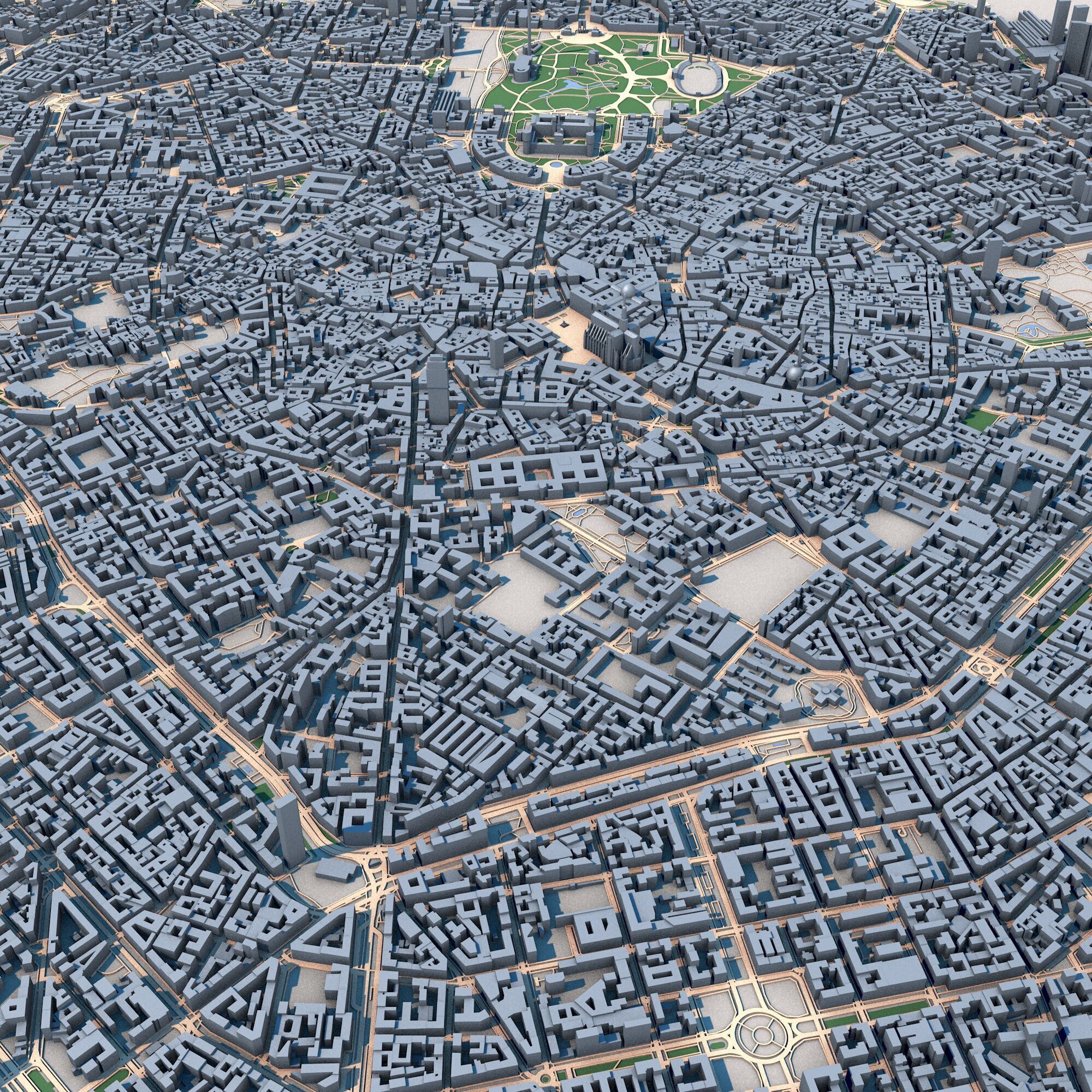 Milan City Italy 3D model_2