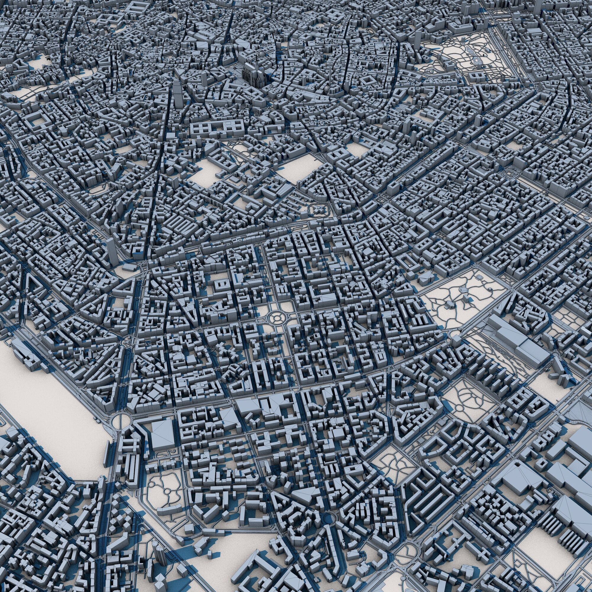 Milan City Italy 3D model_7