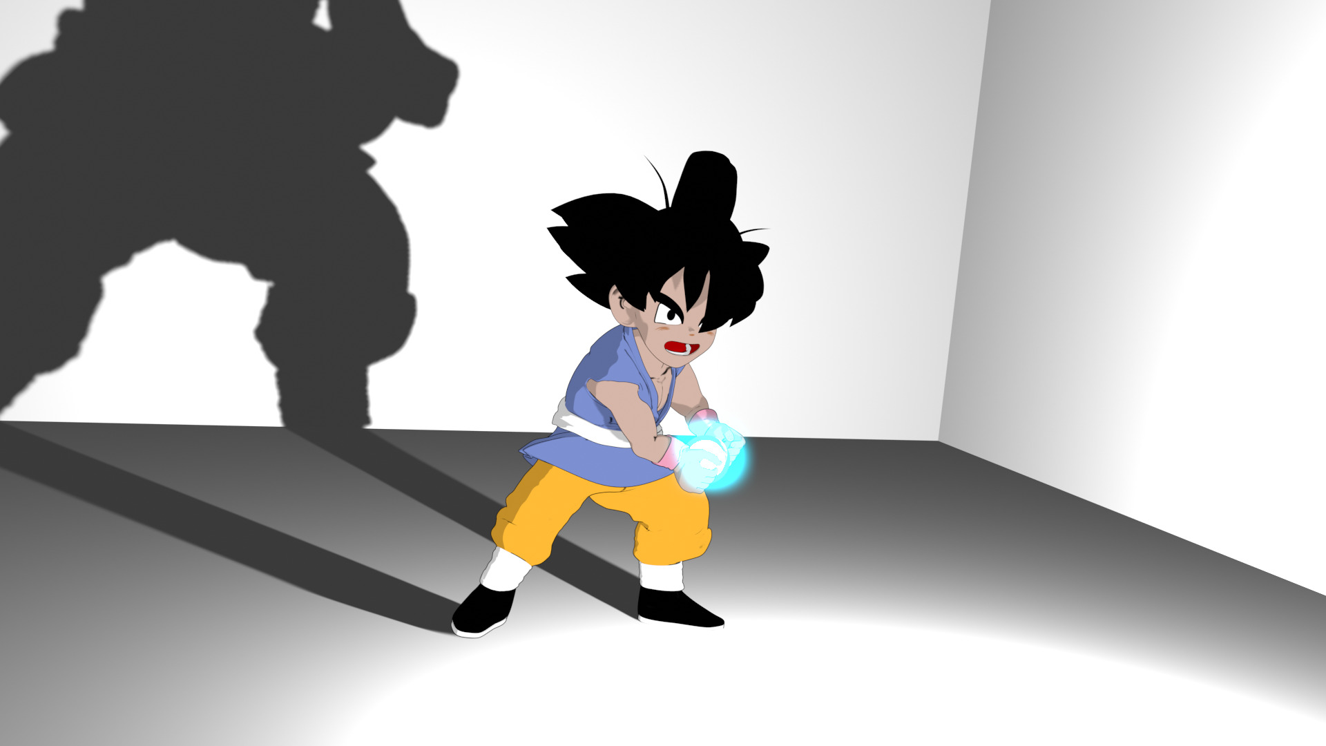 GOKU 2-5D 3D model_16