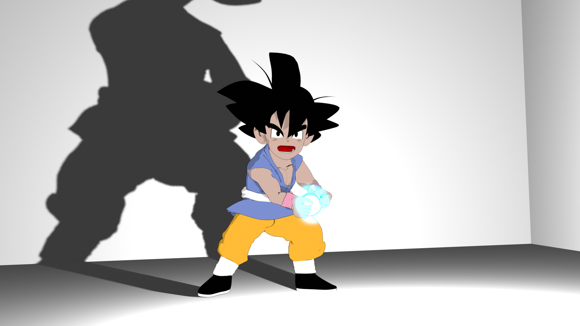 GOKU 2-5D 3D model_11