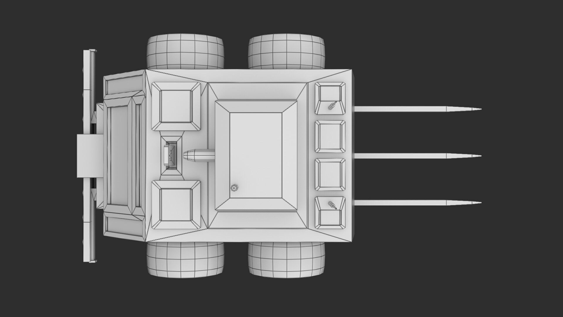 Battle Bot - Carbide Plus Low-poly 3D model_16