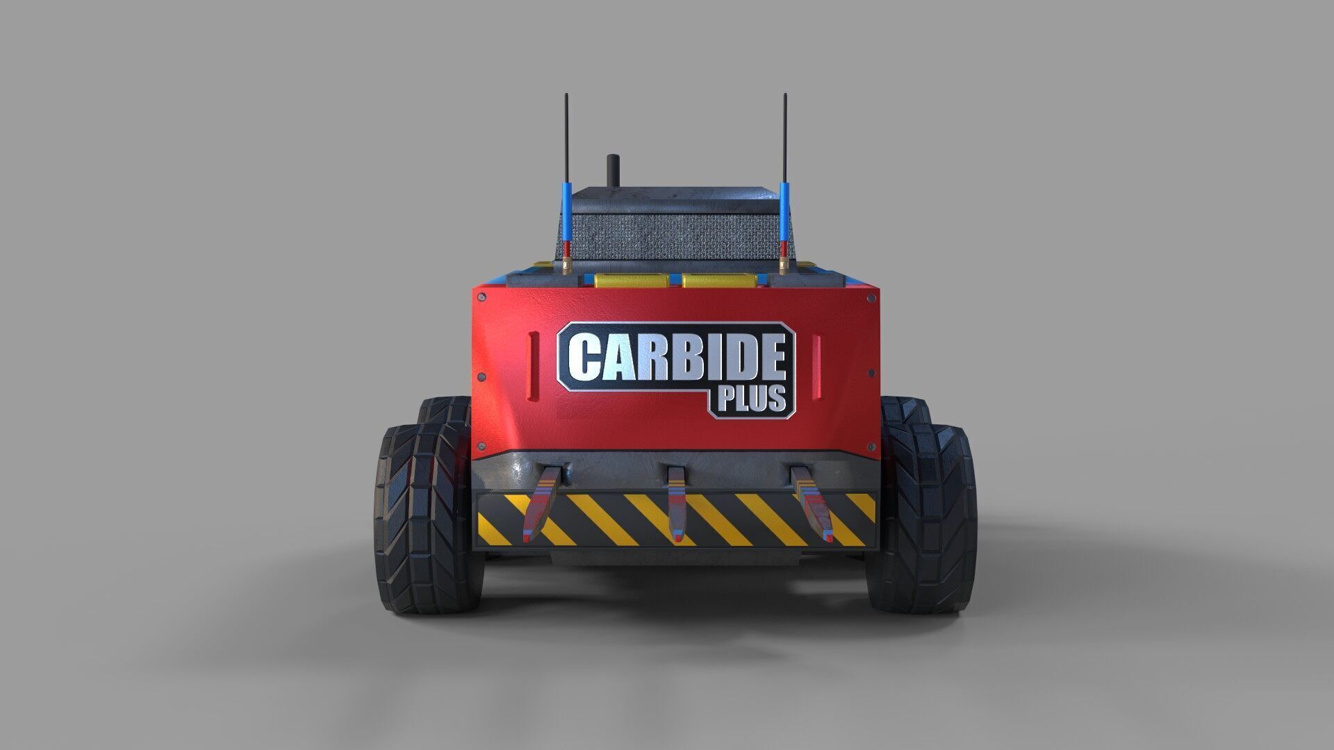 Battle Bot - Carbide Plus Low-poly 3D model_11