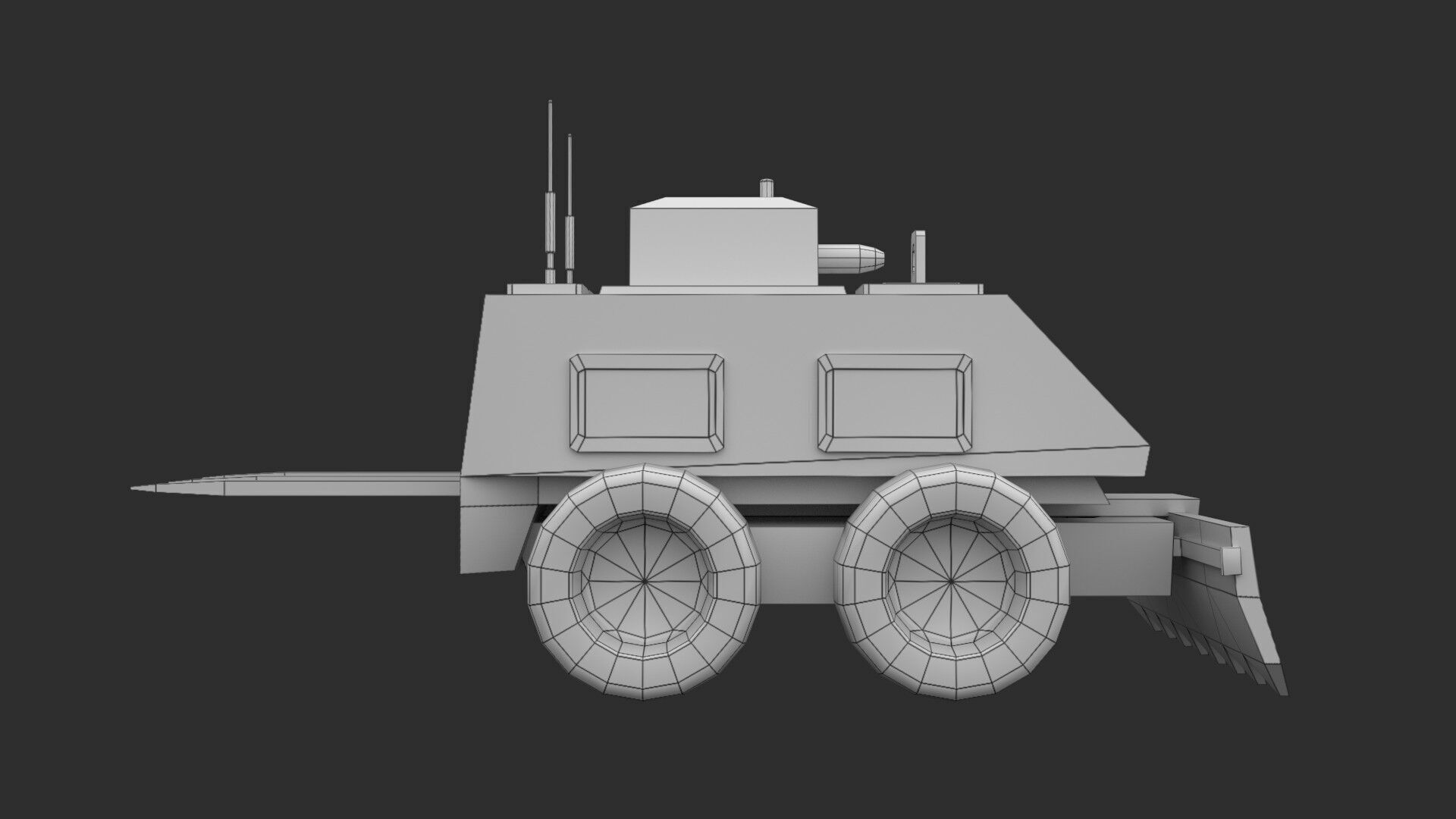 Battle Bot - Carbide Plus Low-poly 3D model_13