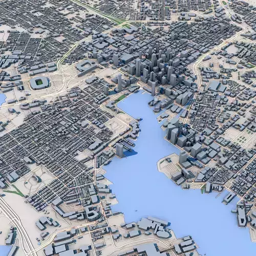 Baltimore City Maryland United States 3D model