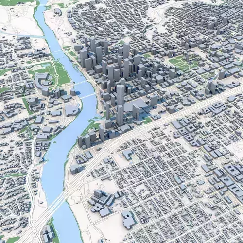 Austin City Texas United States 3D model