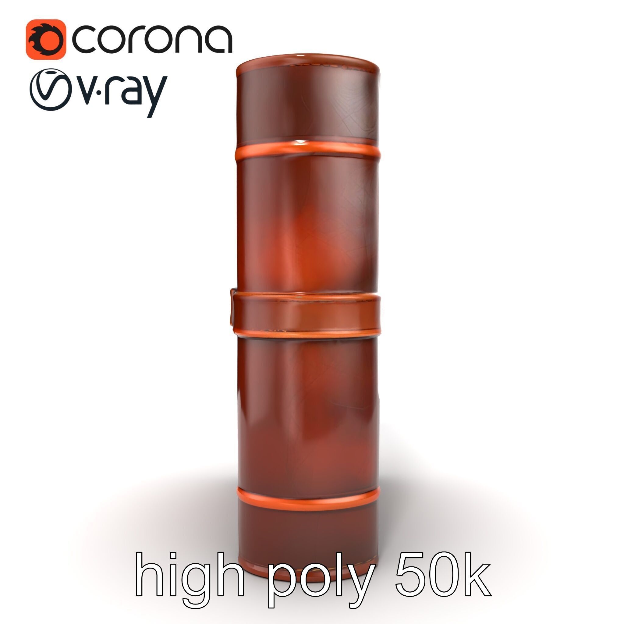 LeatherBound Journal with Brass Clasps model pack Low-poly 3D model_17