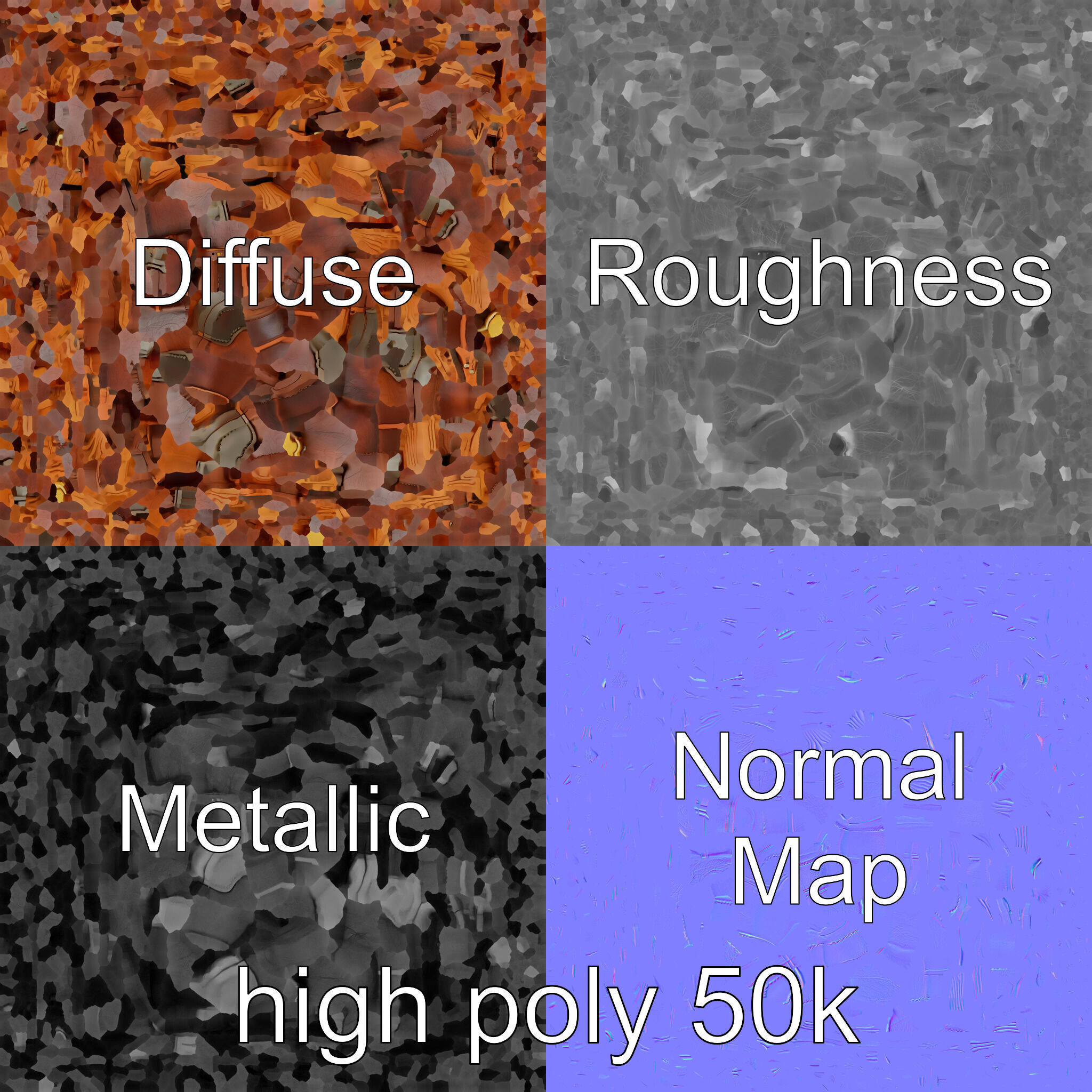 LeatherBound Journal with Brass Clasps model pack Low-poly 3D model_3