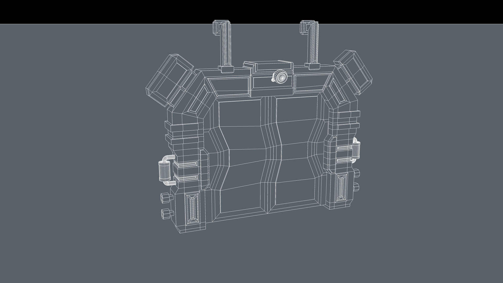 Sci fi Door  3D model_13
