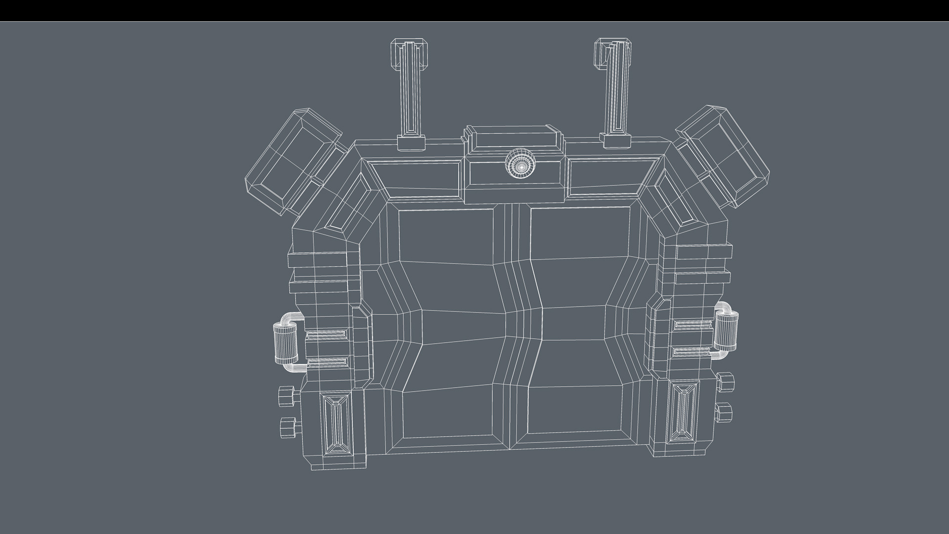 Sci fi Door  3D model_15