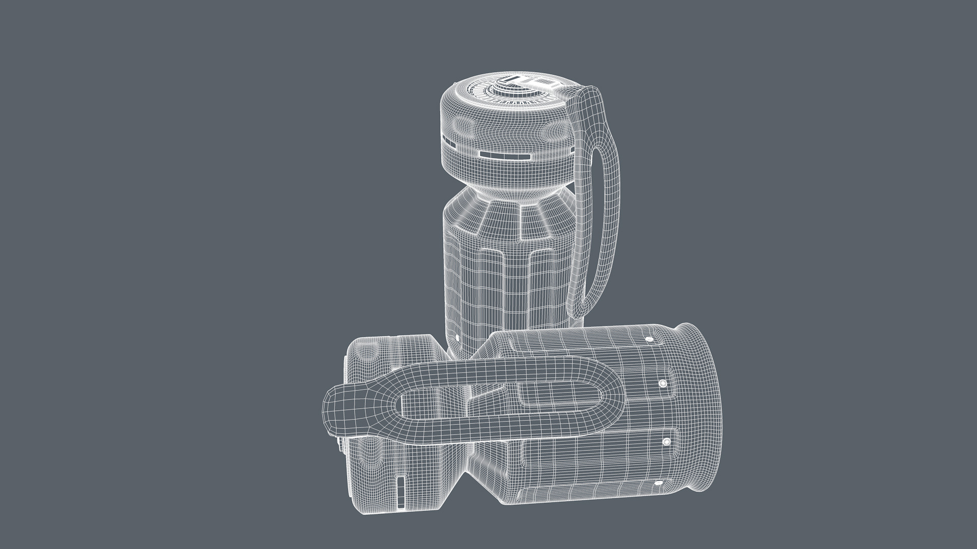 Sci fi Grenade 3D model_15