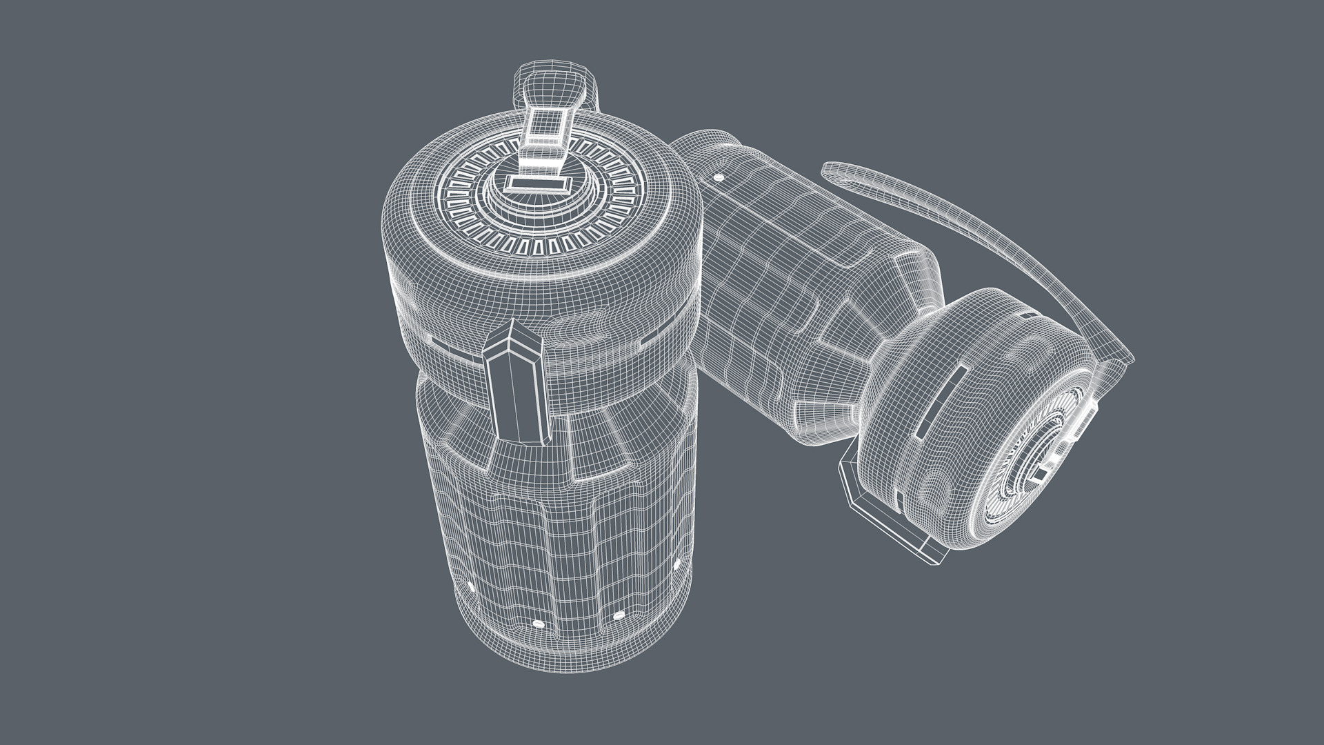 Sci fi Grenade 3D model_12