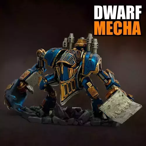 Dwarf Mecha and Mechanic