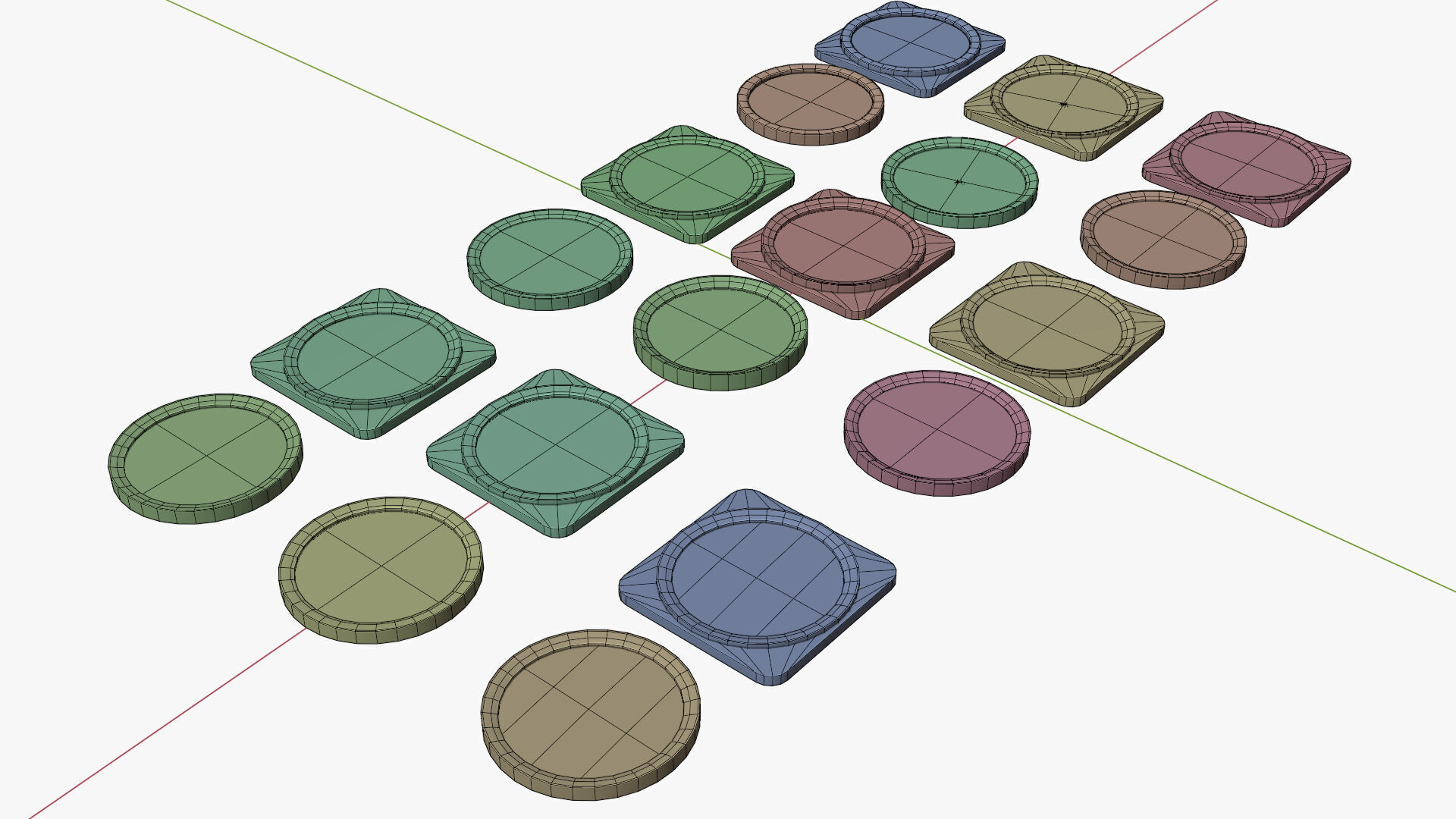 Low Poly Realistic Tachometer for Cars and Aircraft Low-poly 3D model_6