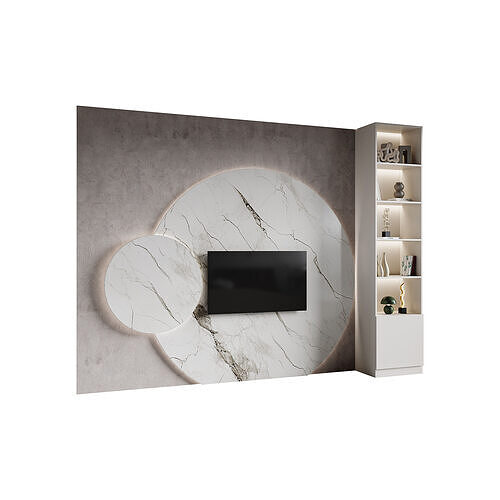 Modern TV Wall 017 3D model