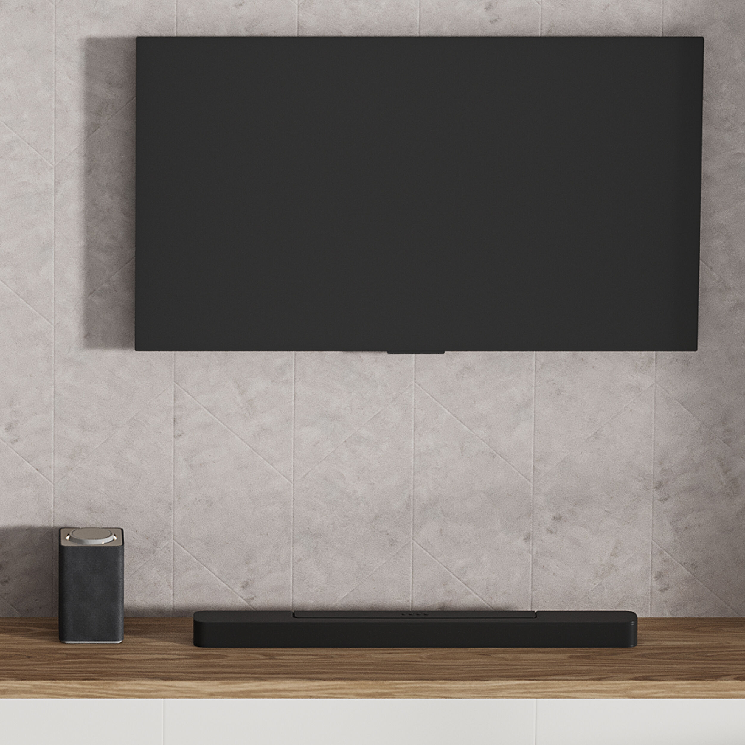 Modern TV Wall 019 3D model_8