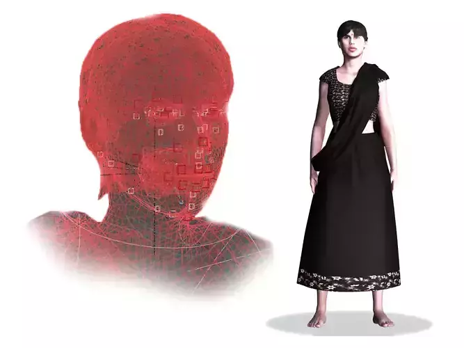 indian Trans Fully Rigged Character