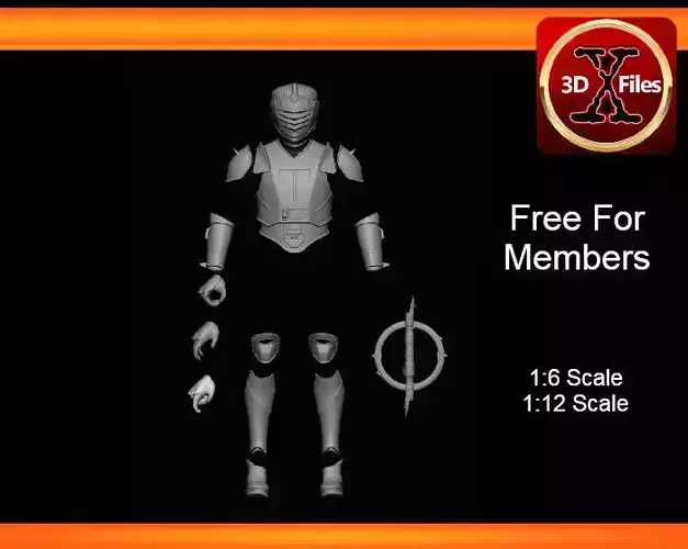 Marrok - Star Wars Action Figure Armor - 3D Print File STL 3D print model
