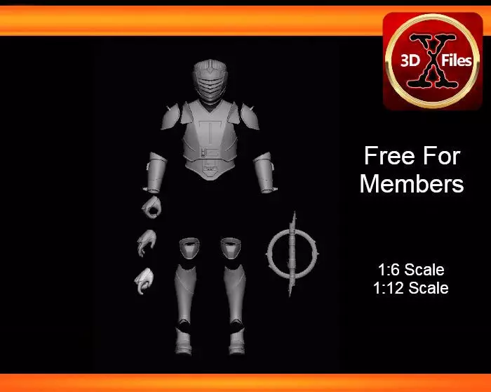 Marrok - Star Wars Action Figure Armor - 3D Print File STL 3D print model