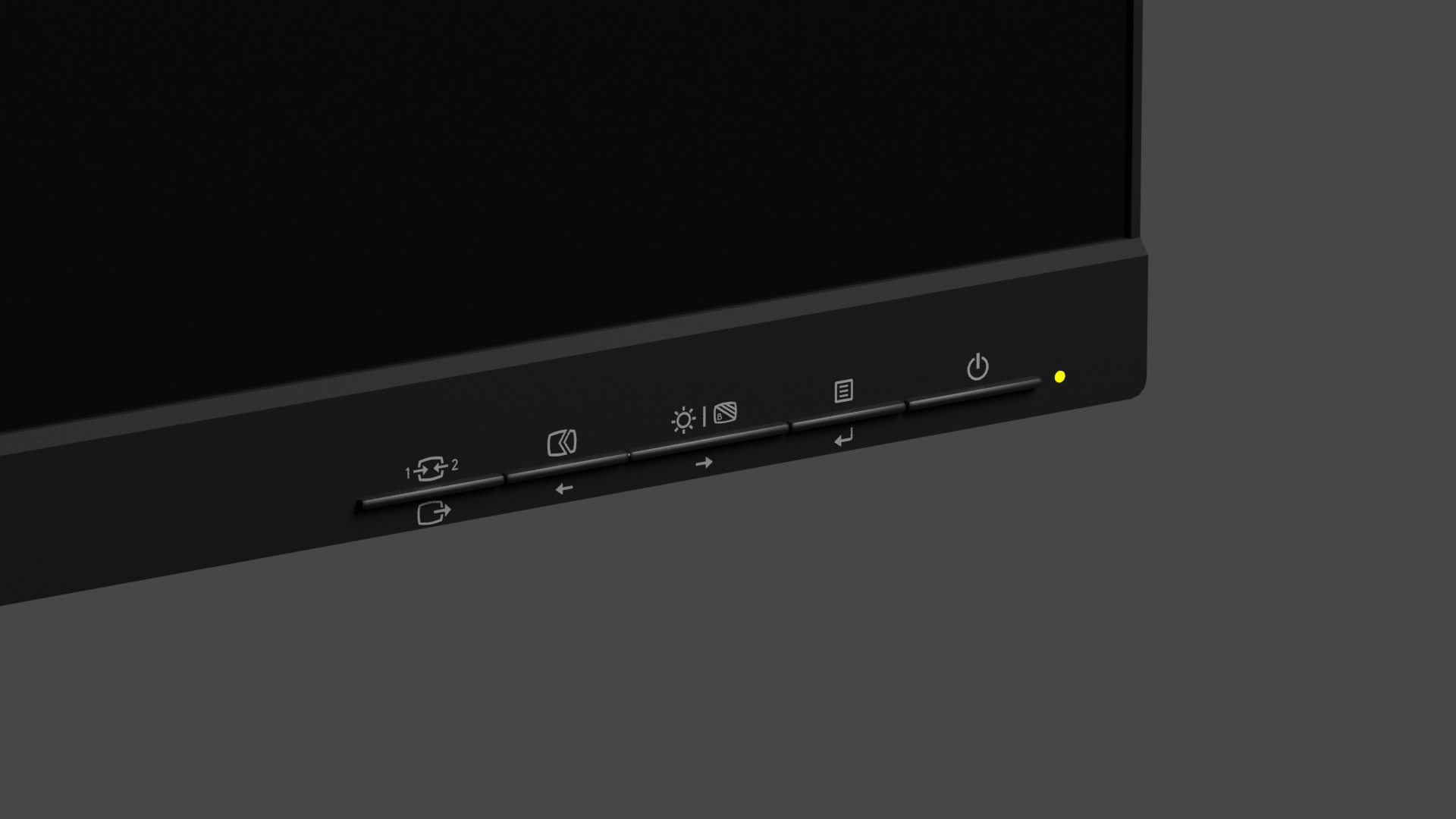 ThinkVision S22e-19 Monitor Low-poly 3D model_1