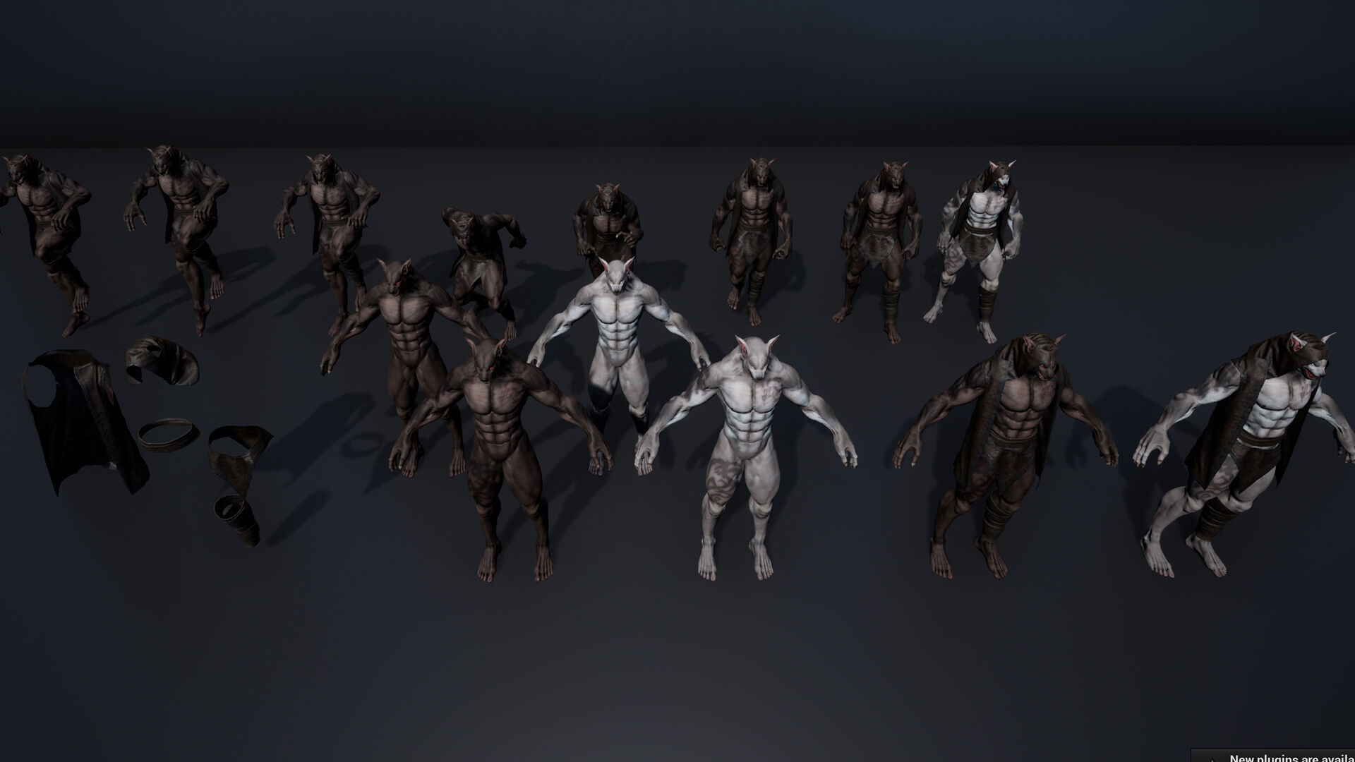 Werewolf Low-poly 3D model_18