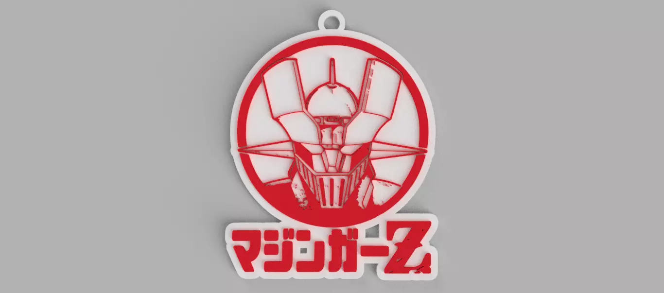 Mazinger Z Logo Keychain - Pendant - Earring Free 3D print model
