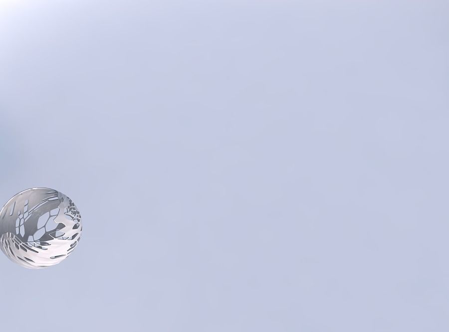 Bowl spheric wavy with twisted organic skin with holes 3D print model_1