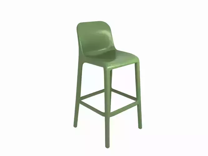Modern Green Barstool
